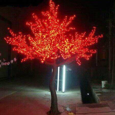 户外发光树灯仿真植物网红灯光节樱花树灯广场商场装饰造型景观灯