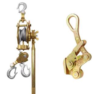 日式卡线JX紧器线5钢丝绳电缆卡FCM线器0.T1器吨2t吨多功能卡线器