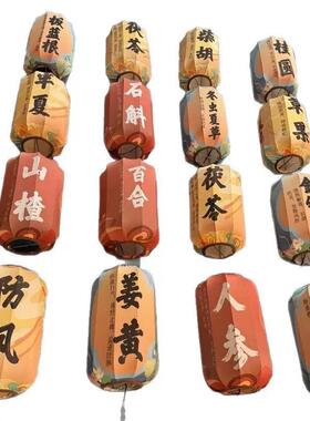 仿古国潮力布灯水PQA笼饰不夜城景区夜景古镇可弹连串户外防装冬