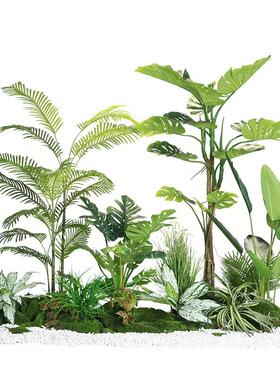 仿真植造景绿网红餐植001厅绿色装饰室内景旅观假人蕉仿真物盆栽