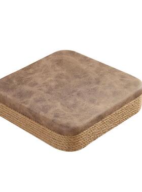 厚麻LVSDZD20绳蒲团禅坐垫加手工编织打坐落地窗修垫卧子室飘窗榻