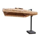 茅院86草伞外遮阳伞角伞庭伞花园伞太四阳伞户防晒户外稻草伞罗马