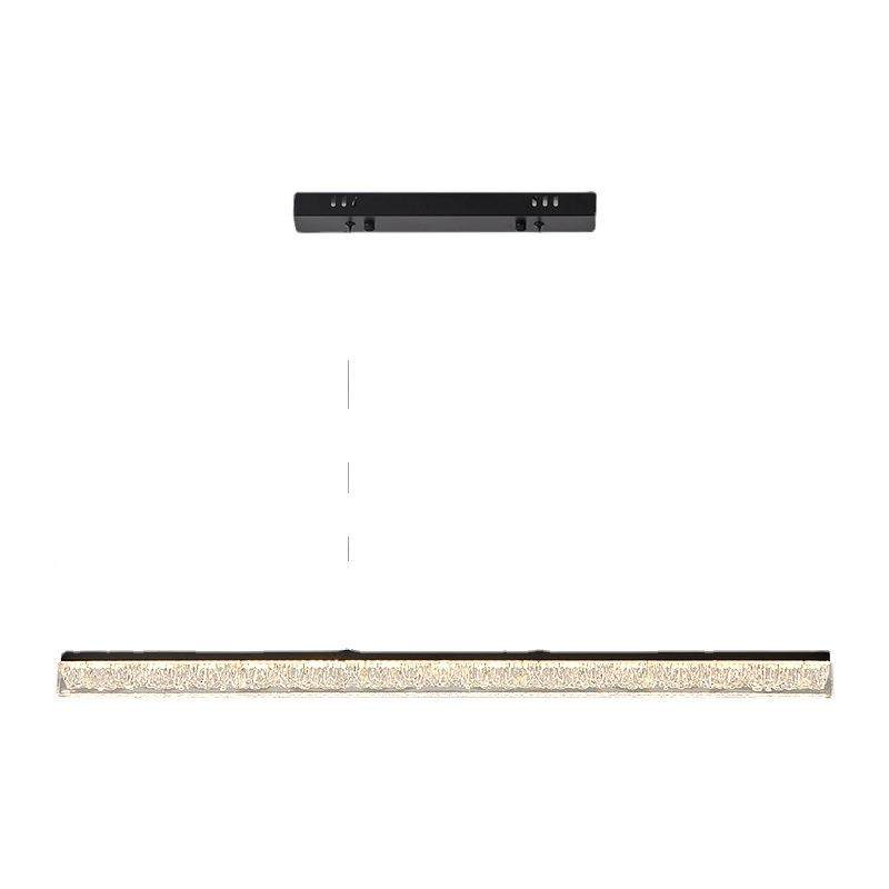 餐厅吊意台式极简灯新款吧台岛主灯高端轻奢护眼饭桌灯一字长条具,家装灯饰光源,智能吊灯,淘宝优惠券,粉丝福利购,淘宝优惠卷