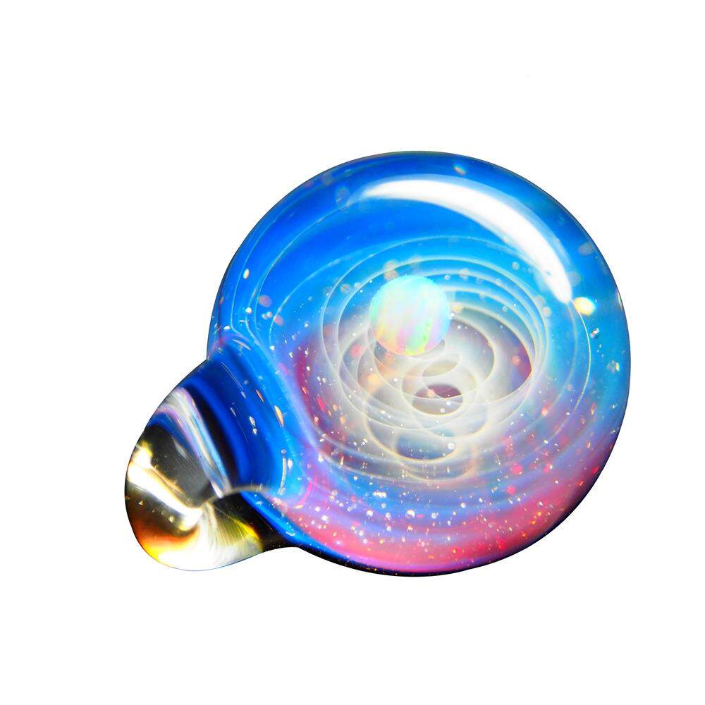 澳宝星琉璃挂高硼玻璃件吊坠宇宙玻璃球星硅球银河系吊ZUO坠地空
