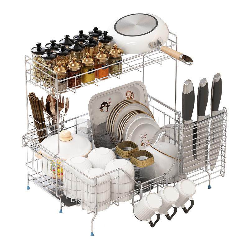 日缩式置双层沥水架简约滤水碗沥碟架可伸水槽收纳架厨房水M880物,厨房/烹饪用具,抹布架/厨房清洁收纳架,淘宝优惠券,粉丝福利购,淘宝优惠卷