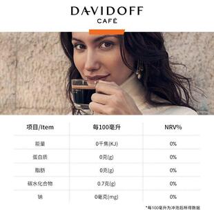 Daidoff大卫杜夫意干式速溶咖啡无蔗DFO糖健身提黑神v冻美式纯咖