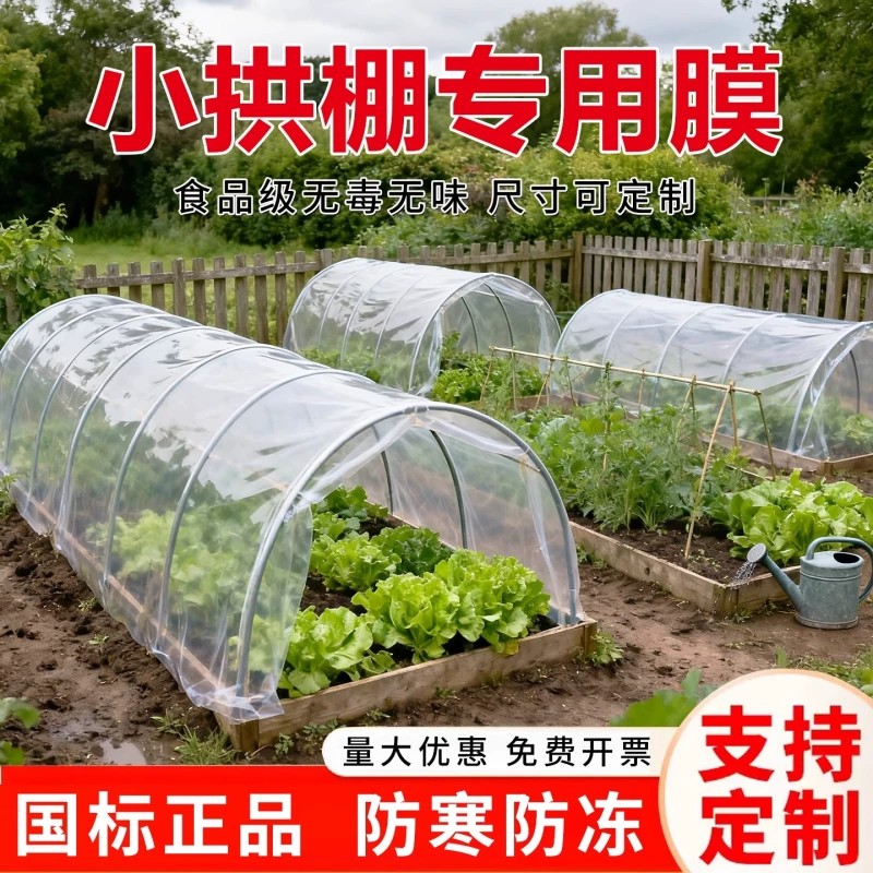 小拱棚专用膜农用薄膜耐用防寒防冻保温防雨无毒无味尺寸国标正品