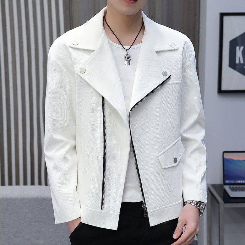 春秋季短款风衣男士英伦小西装夹克休闲外套韩版潮流修身痞帅西服