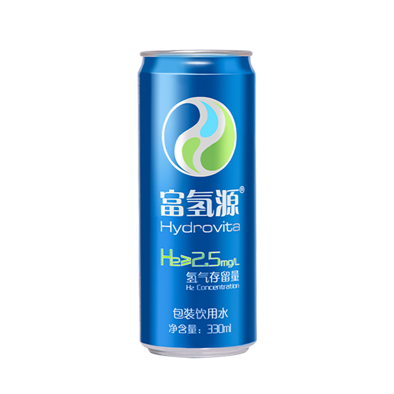 富氫源  胡大一 富氫水 1箱24罐 氫氣含量4.0mg/L 水素水 氫水