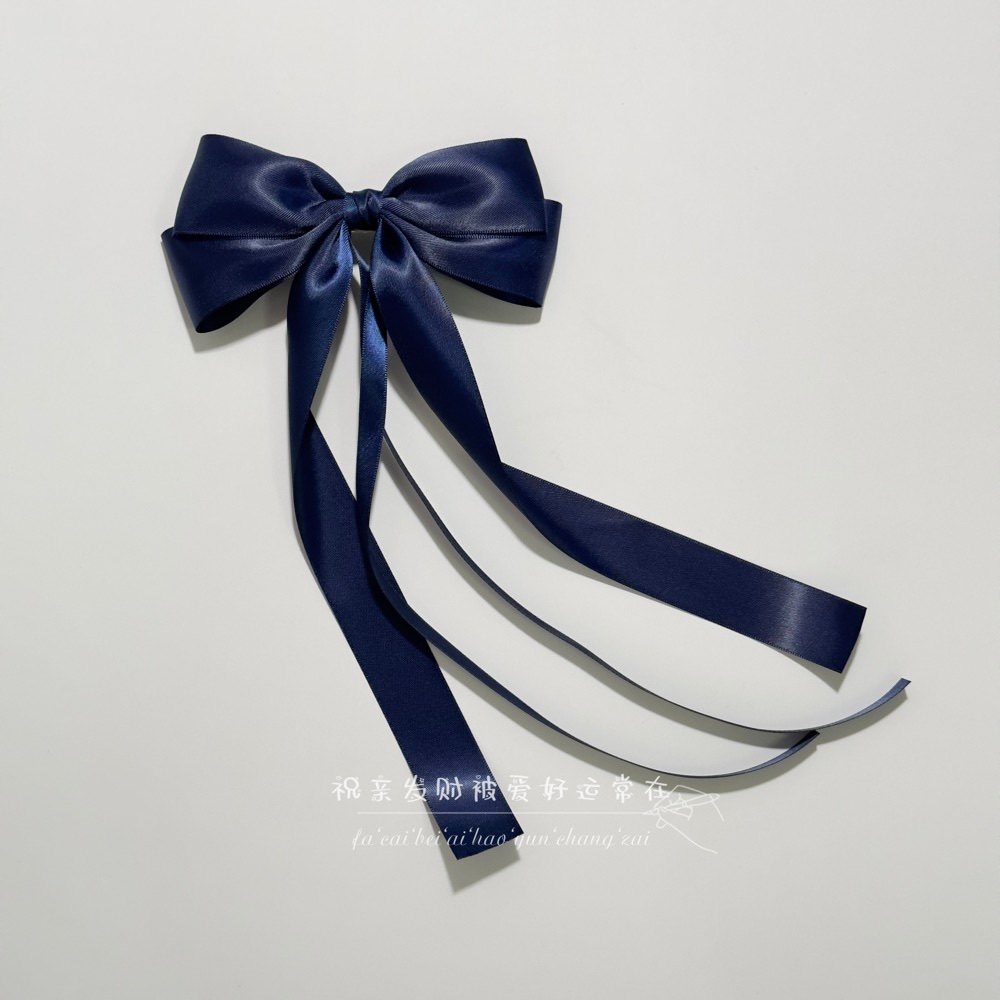 深蓝色蝴蝶结长飘带发夹藏蓝色甜美古风仙女头饰cosplay长发饰品,饰品/流行首饰/时尚饰品新,发饰,淘宝优惠券,粉丝福利购,淘宝优惠卷