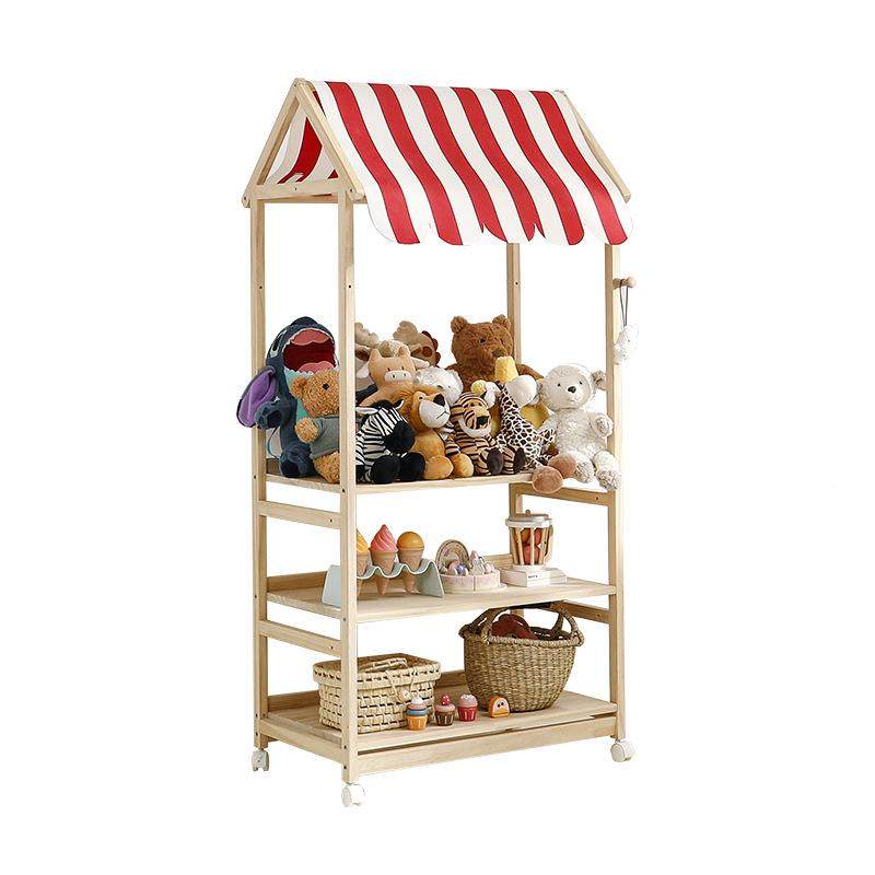 儿UZJ童房小卖置物儿架童玩具收纳架家用实木铺书架绘本架宝玩偶,住宅家具,儿童书柜,淘宝优惠券,粉丝福利购,淘宝优惠卷