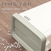 按垃圾桶无压盖家用厨大号房大容量压QSO式 带框垃圾桶客厅轻奢带
