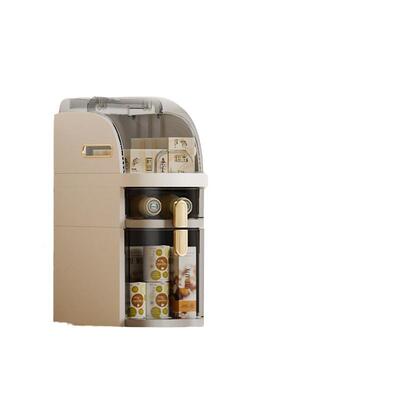 浴室SN-7220-卫生间夹缝收纳子抽式塑料防屉水置柜物架落地式窄物