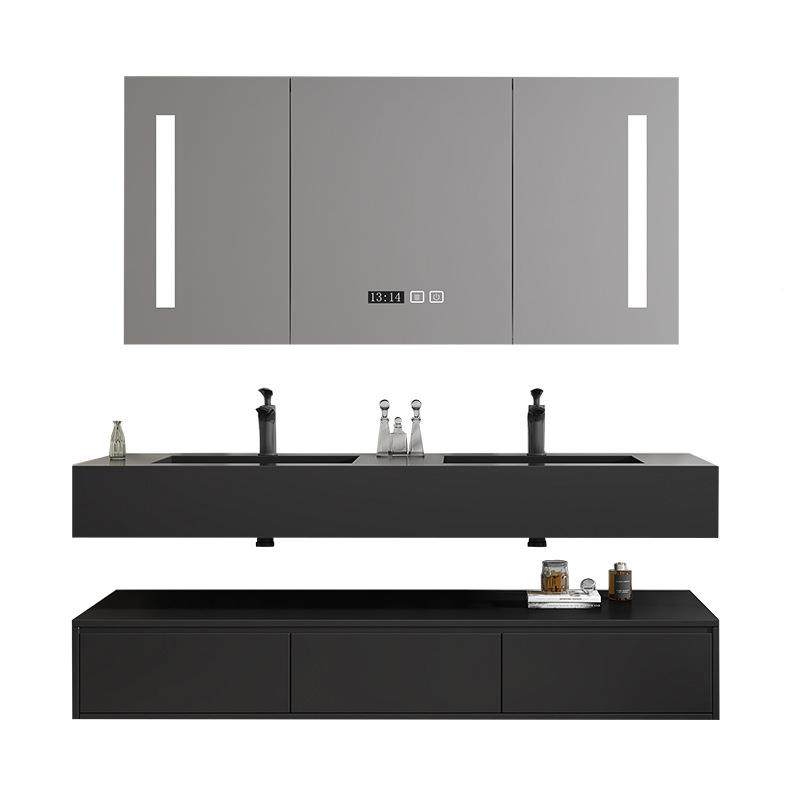 北欧岩板体盆浴室柜组实合木智能镜柜卫间68805洗漱一台盆卫生浴,家装主材,浴室柜,淘宝优惠券,粉丝福利购,淘宝优惠卷