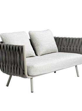 户外5895家具藤沙编发合客厅阳台藤组椅外庭院花园藤制室休闲防水