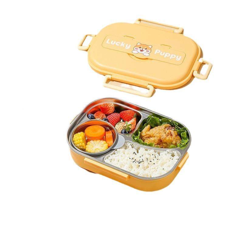 不锈上无品牌/钢保温饭盒小学生专用304儿童餐分格便当餐盘盒班族,餐饮具,保鲜盒,淘宝优惠券,粉丝福利购,淘宝优惠卷