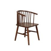 北欧子木公温主椅家实用餐椅简约轻奢温莎靠背休闲椅公主椅化妆椅