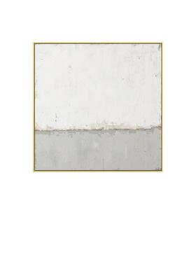 雾弥装北欧简约风客厅背景墙饰画抽象挂灰色玄关画色QX202210几何