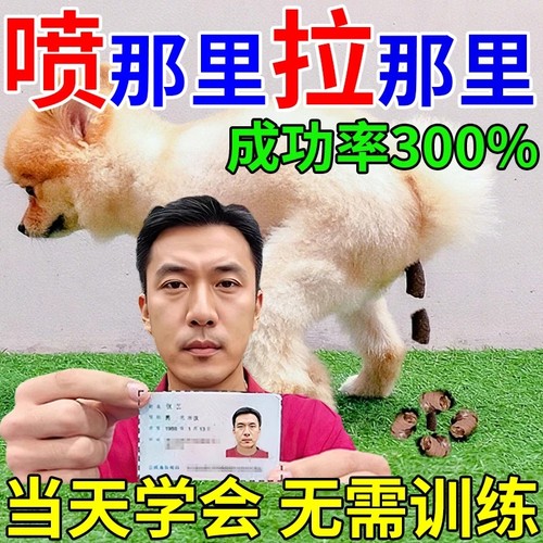 【终身不忘】狗狗定点排便神器上厕所诱导剂狗大小便尿垫定点训练