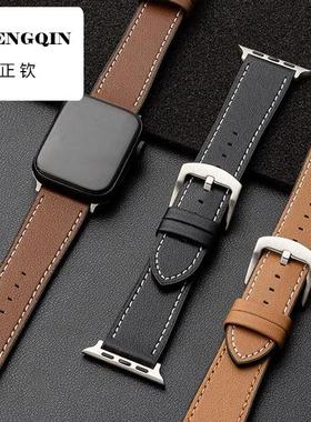 适用于苹果s10手表带iwatch10表带applewatch9硅胶皮男女运动表带