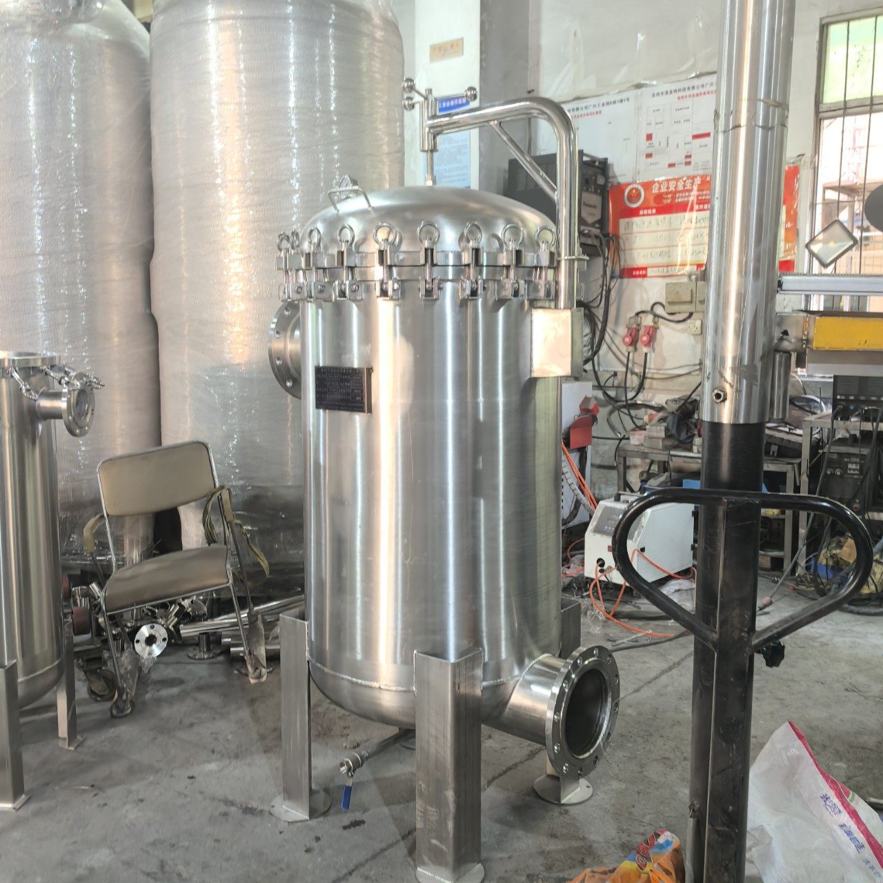 304不锈钢袋式过滤器 前置过滤机 井水自来水食用油除泥沙净水器,标准件/零部件/工业耗材,其他车间设备,淘宝优惠券,粉丝福利购,淘宝优惠卷