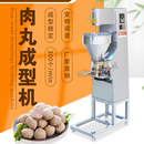 赣云小型实心肉丸机商用自动鱼丸成型机不锈钢猪肉丸子加工设备