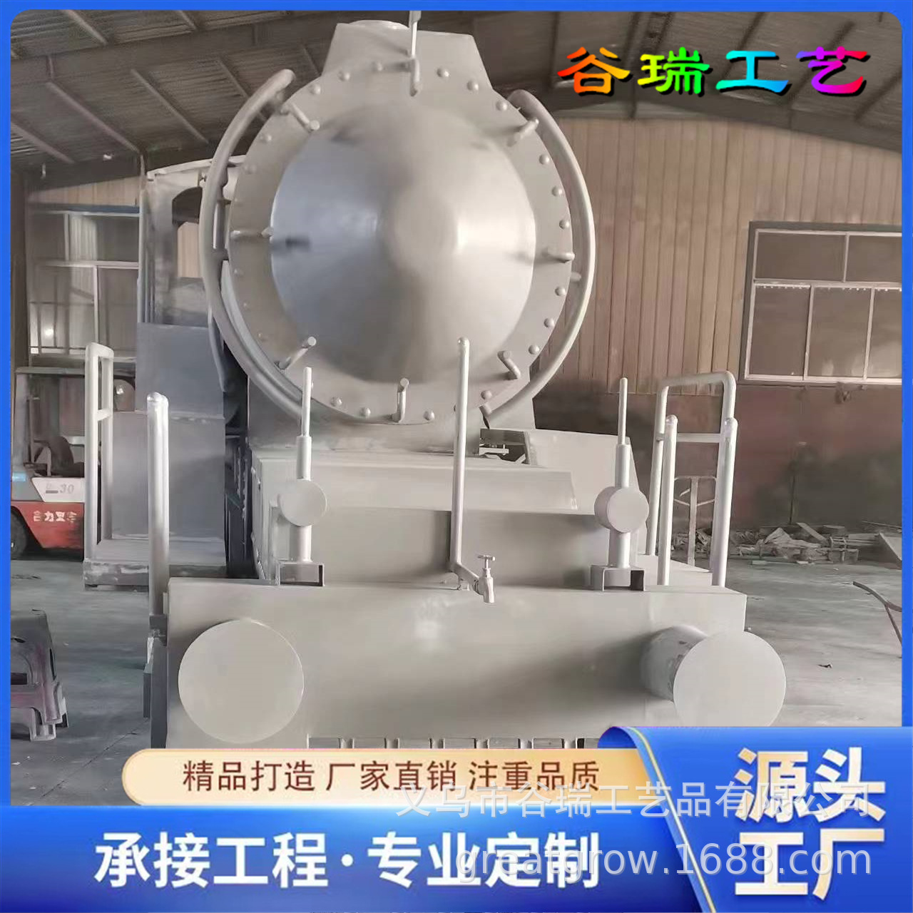 大型仿古复古火车模型网红打卡火车模型 铁皮火车头 老式蒸汽火车