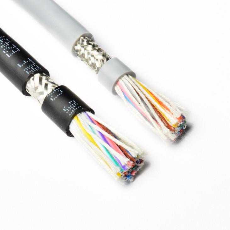 带屏蔽UL2464AWG24号超高柔性拖链高速运动耐弯折控制信号电缆线