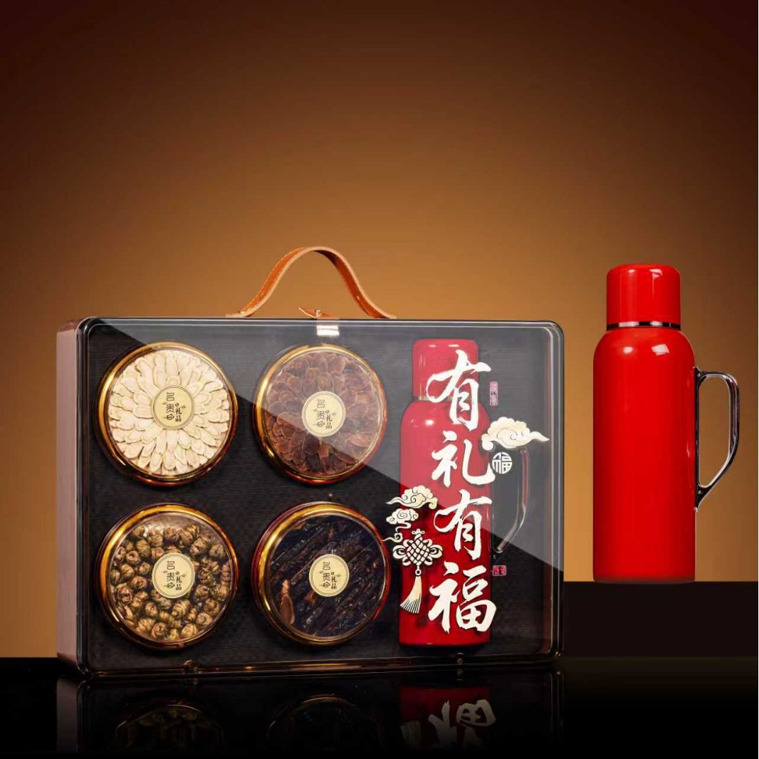 西洋参礼盒中秋过节送长辈礼品红参石斛石斛走亲戚高档营养品滋补