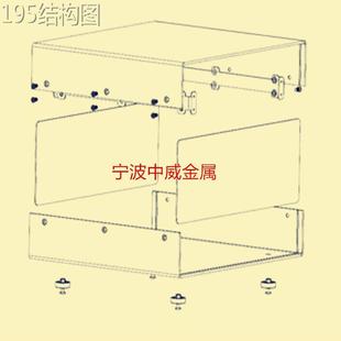 铝壳 仪器仪表机箱 IVK外壳 1950型箱机19512 250全铝机箱 180