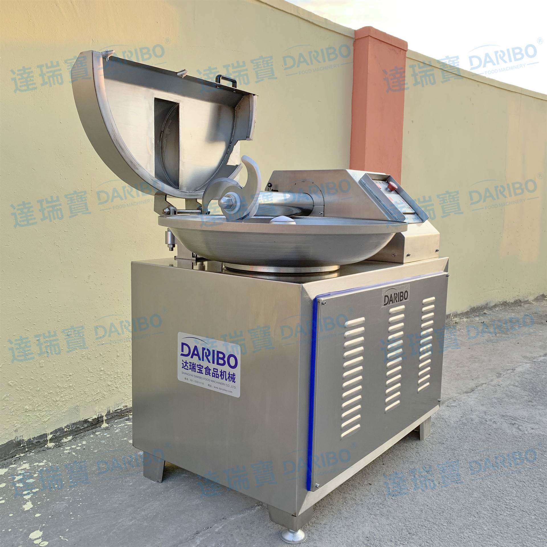 lDRB-ZB40商用斩拌机 大型蔬菜肉泥斩拌机 香肠肉丸剁切混合机