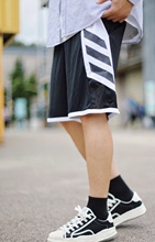 adidas速干舒适撞色篮球运动短裤男装阿迪达斯官方FH7947 黑色