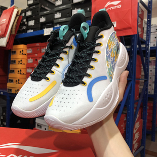 LINING李宁2023正品韦德系列男生篮球鞋高回弹耐磨防滑实战运动鞋