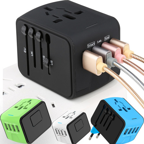 全球通多功能转换4usb插头