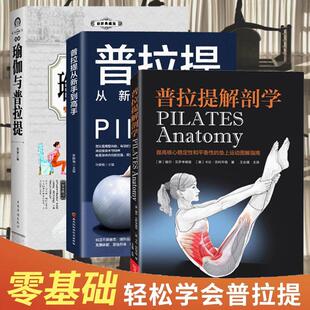 书 基础教程大全图解 全3册普拉提从新手到高手 普拉提解剖学初级入门到精通 初学者健身瑜伽女性减肥瘦身塑身 瑜伽与普拉提