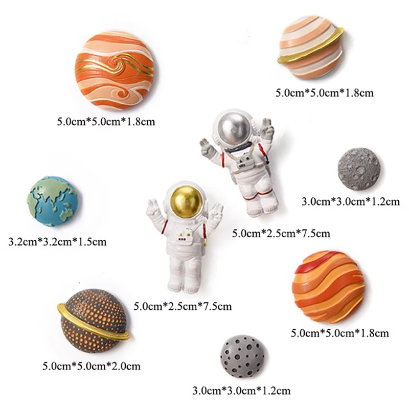 创意星球宇航员磁力贴