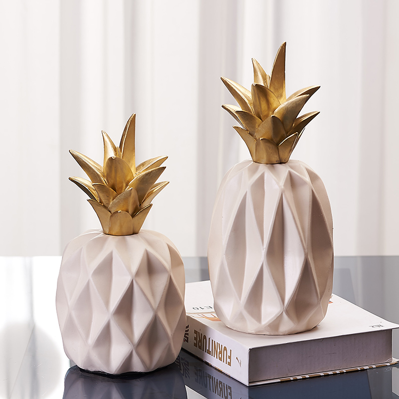 现代简约菠萝摆件创意装饰礼品