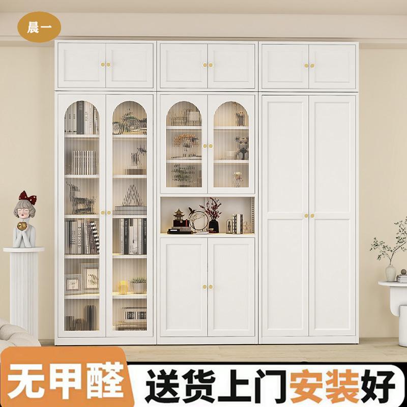 无甲醛加厚冷轧钢组合铁艺书柜