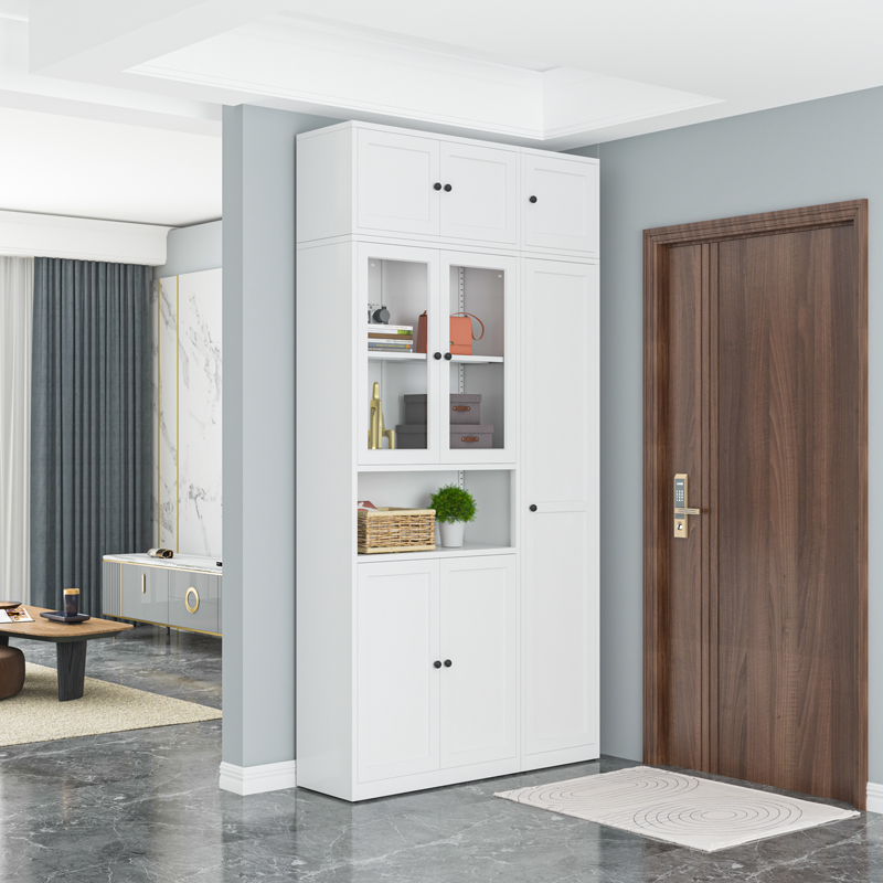 工厂直供现代金属北欧风玄关柜