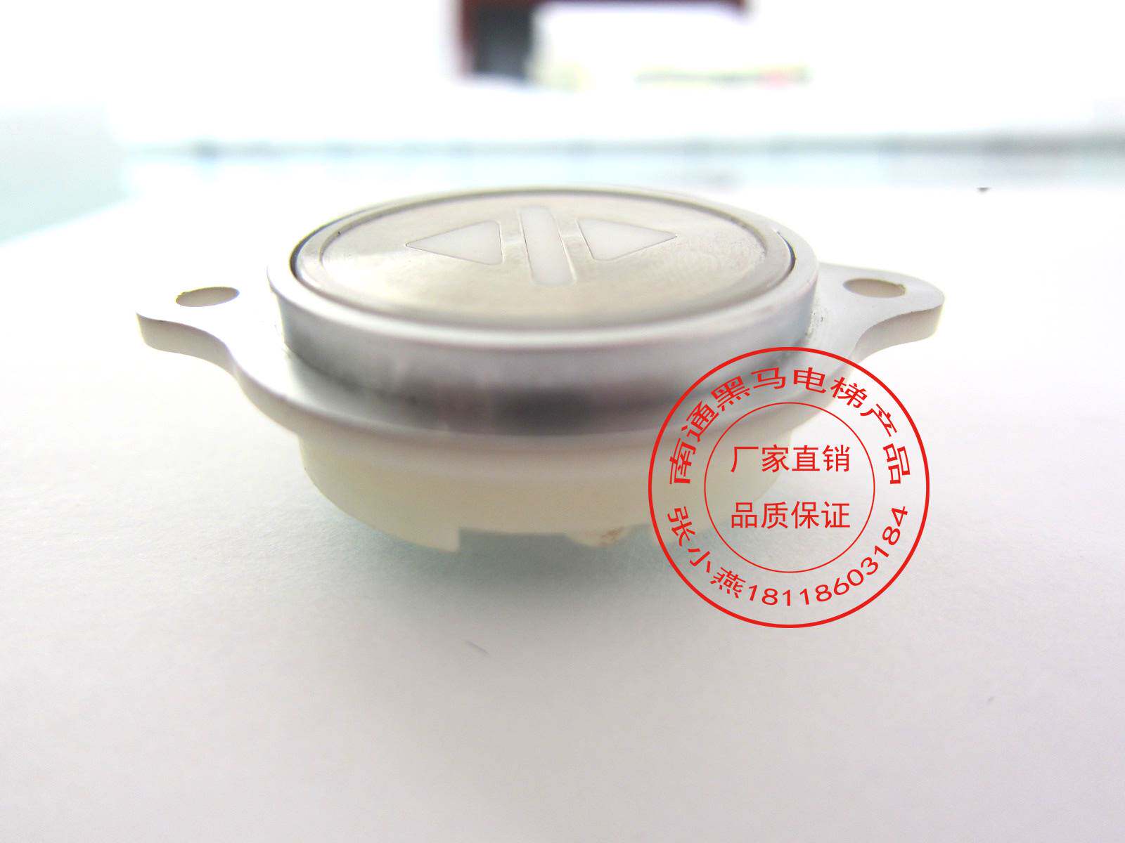 通力电梯按钮 通力圆带耳按钮 亚光边 黑边 镜面边 嵌入式按钮
