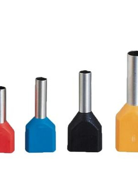 TE16-14  双线预绝缘接线1子管型端子 2根端6平方针线端子 管形耳