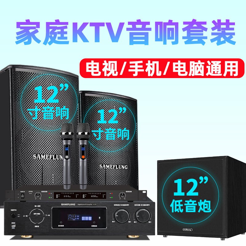 SAMEFLUNG家庭KTV音响套装中小型