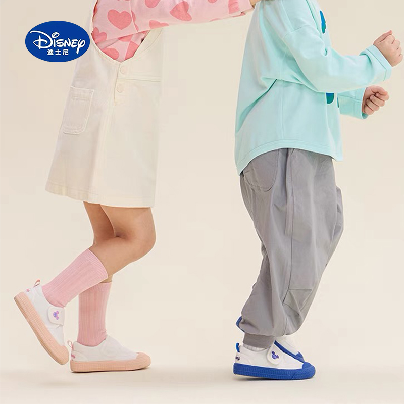 迪士尼幼童小白鞋入园鞋低帮布鞋