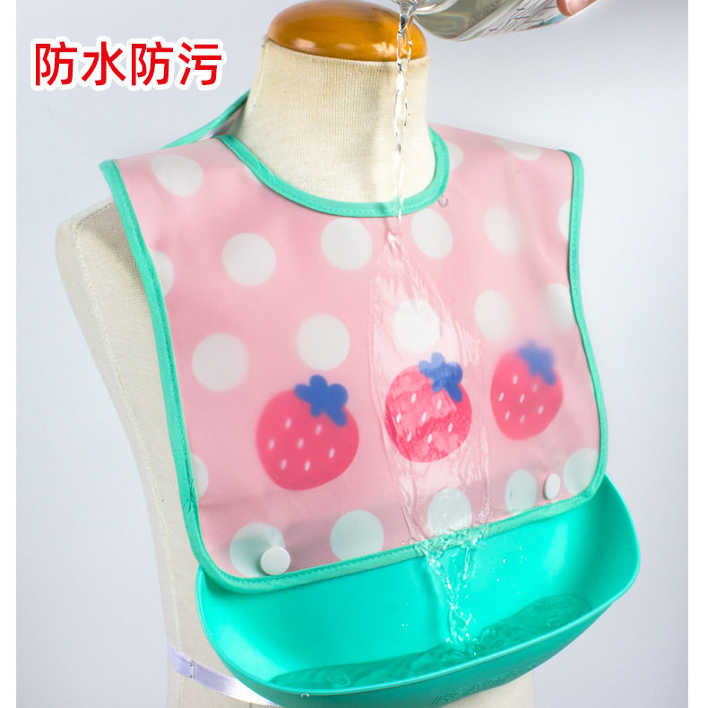 宝宝饭兜可拆卸防水防污