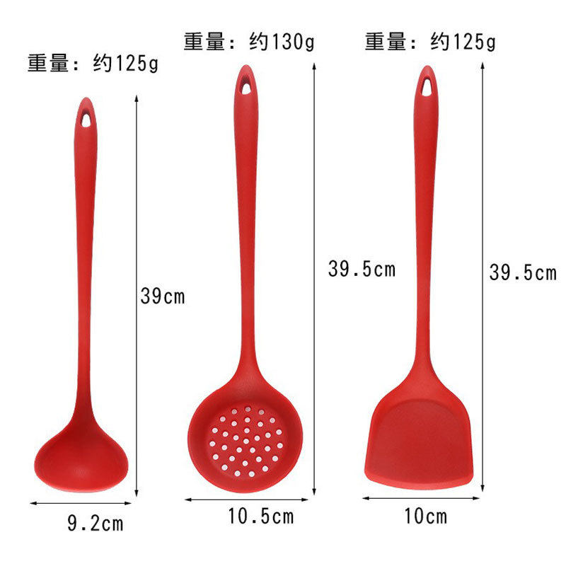 加长硅胶锅铲家用厨房用
