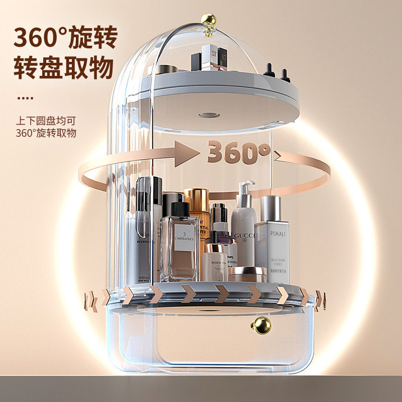 旋转化妆刷鸟笼置物架子