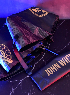 John Wick 黑色暗花雨伞