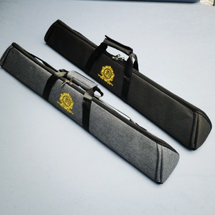 伯威六孔台球专用三角二分之一竿包九球台球杆包杆袋