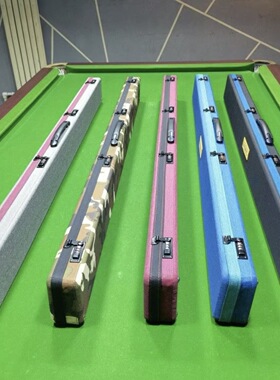 美国JF玄冰台球杆盒 密码锁16彩黑八斯诺克一体通杆小头 三槽密码