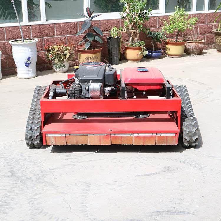 全自动轮式行走割草机 小型果园爬坡打草机 履带行走碎草机